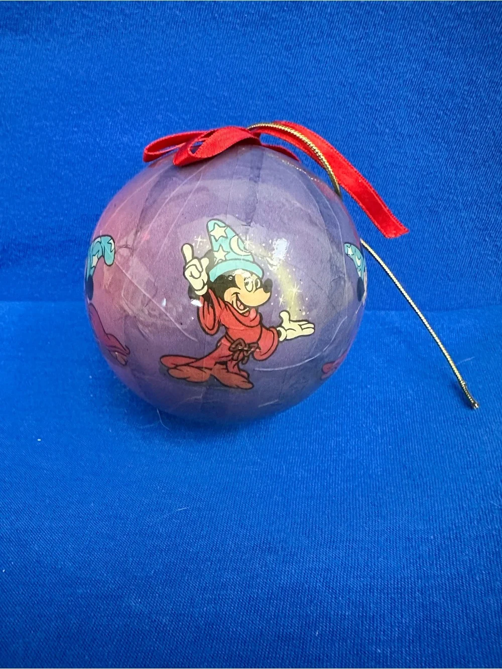 VTG Walt Disney's Fantasia Christmas Ornament Set of 2-Fantasia 50th Anniversary - Picture 11 of 15